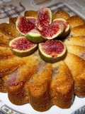 Torta con fichi freschi