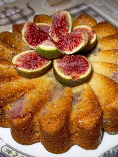 Foto di Torta con fichi freschi