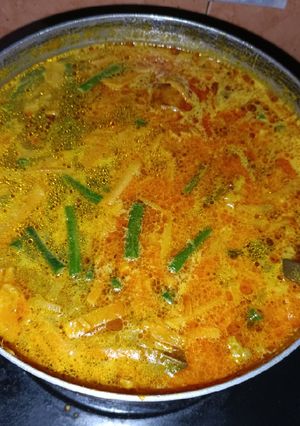 Foto resep Lodeh Rebung Kacang Panjang