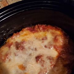 A picture of Slow Cooker Turkey and Sausage Lasagna.