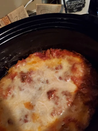 Recipe Slow Cooker Kalkun dan Sosis Lasagna which Delicious