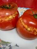 Tomates rellenos de pescado