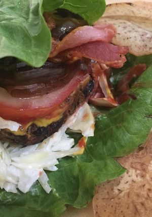 Una foto de Hamburguesa 🍔 low carb
