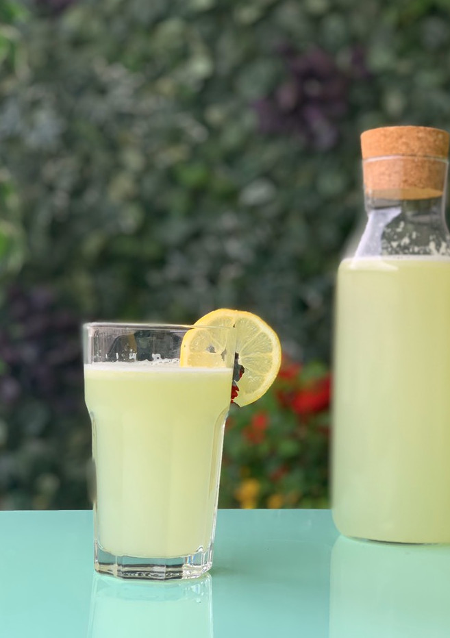 Una foto de Limonada con Thermomix