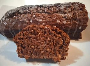O poză a rețetei Prăjitură vegană cu ovăz și suc de portocale.