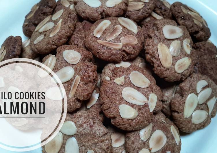 Milo cookies almond