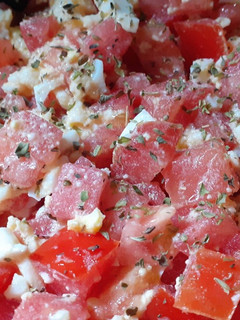 Una foto de Ensalada de Tomate y Huevo