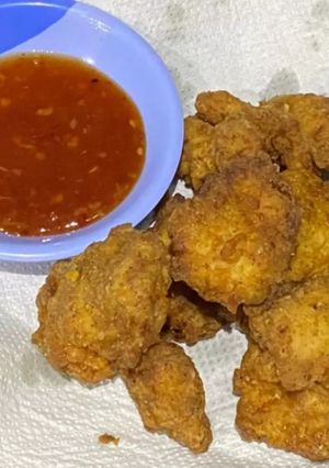 A picture of Popcorn chicken.
