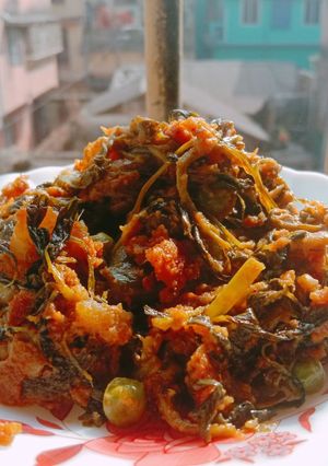 মেথি শাকের চচ্চড়ি (Methi shaker chorchori recipe in Bengali) রেসিপির প্রধান ছবি
