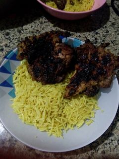 صورة لوصفة ارز بسمتي و فراخ مشويه