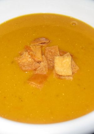 صورة لوصفة شوربة عدس
