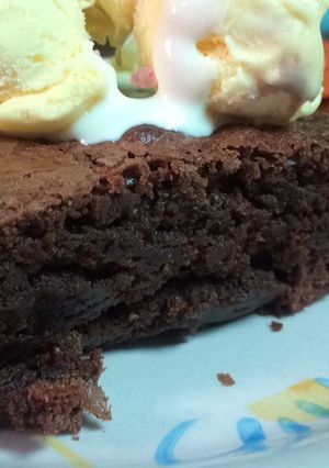 Una foto de Brownies hecho a con amor