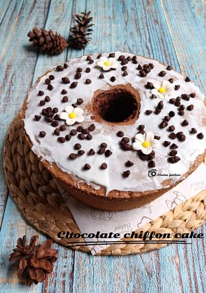 Foto resep Chocolate chiffon cake