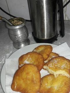 Una foto de Torta fritas fáciles