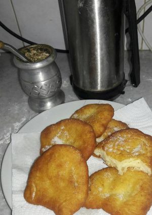Una foto de Torta fritas fáciles