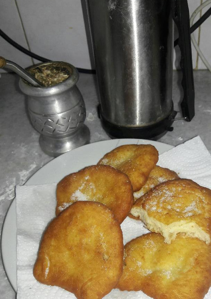 Una foto de Torta fritas fáciles