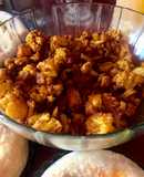 Snacks de coliflor con cúrcuma