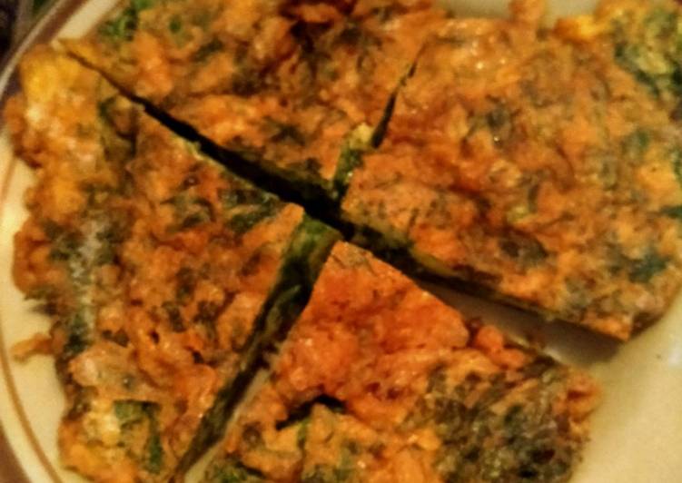 Resep Telur dadar daun so/melinjo | Resep Bumbu Telur dadar daun so/melinjo Yang Enak dan Simpel
