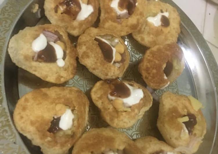 Recipe of Any-night-of-the-week Golgappy (pani puri)