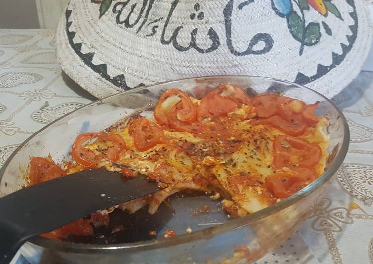 Easiest Way to Make Ultimate Tomatoes and herbs lasanya bake