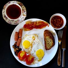 A picture of English Breakfast.