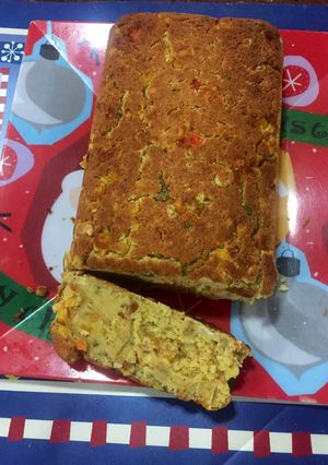 Una foto de Pastel de Garbanzos Fitness: para la cena de Navidad