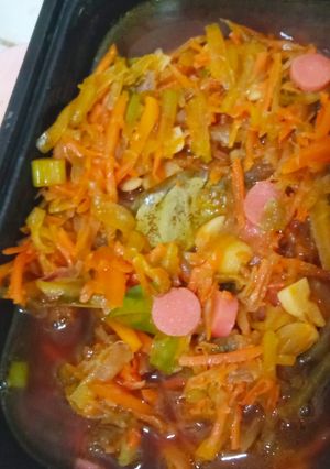 Foto resep Tumis labu siam, wortel, sosis di kecapin ajah #CookpadCommunity_Jakarta#GowesBecak_KelilingJakarta