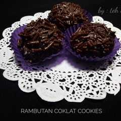 A picture of Kue kering rambutan coklat enaaaaak.