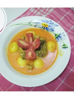 Foto resep Gulai Hati ampela + Telur puyuh