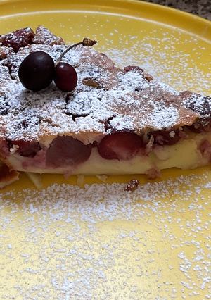 Une photo de 🍒Clafoutis cerises 🍒