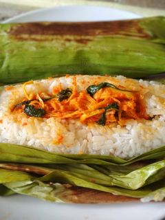 Foto resep Nasi Bakar Ayam Suwir Kemangi