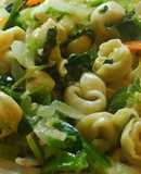 Aromatic flavorful healthy pasta salad