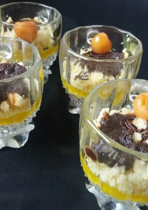 عکسی از دستور دسر لیوانی