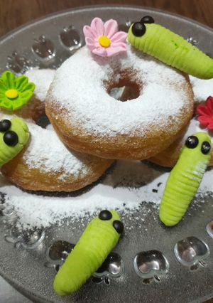 Foto resep 🌷 donat toping gula halus🌷