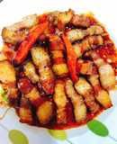 Thịt ba rọi kho tiêu