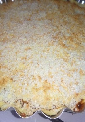 Una foto de Tarta de coco y dulce de leche 🥥