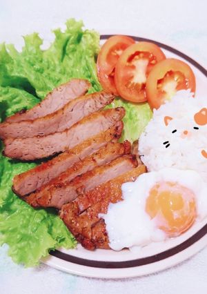 รูปของ ข้าวหน้าหมูย่าง ไข่ออนเซ็น