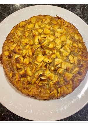 Une photo de Gâteau aux pommes diététique
