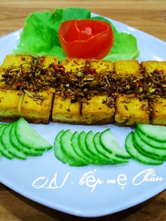 Hình của món Đậu hũ chiên sả ớt.