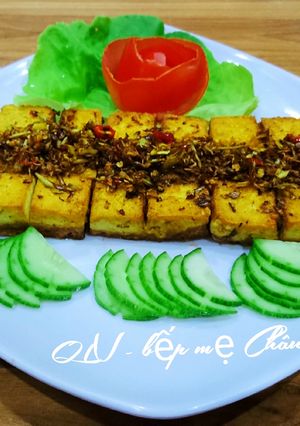 Hình của món Đậu hũ chiên sả ớt.