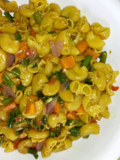 Fried Macaroni ainihin hoton girkin
