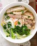 Bún hải sản mẹ Nga!