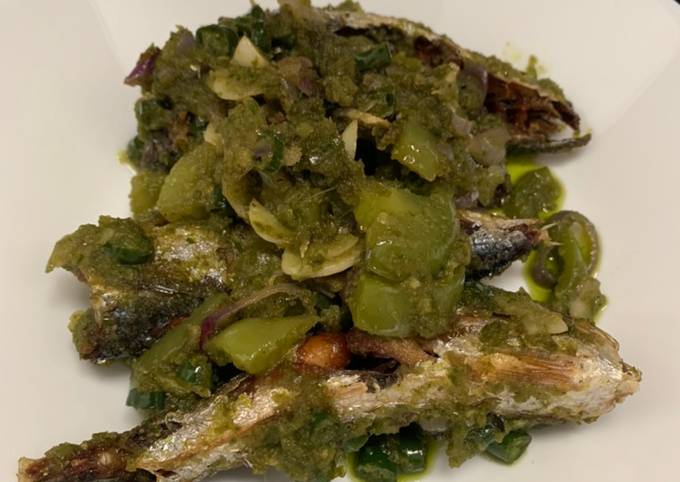 Ikan cue sambel hijau