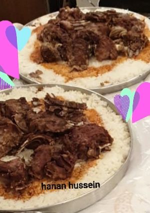 صورة لوصفة فته لحمة العيد