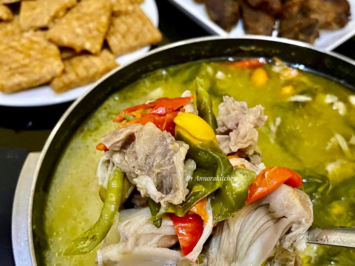 Bagaimana Membuat Sayur Lodeh Kluwih Sandung Lamur, Sempurna