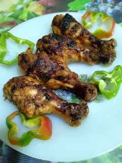صورة لوصفة دبابيس فراخ مشوية بصوص الباربيكيو 😋💓