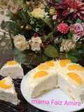 Mille crepes keju peach