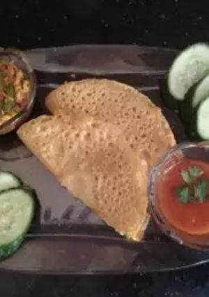 A picture of Besan wraps.