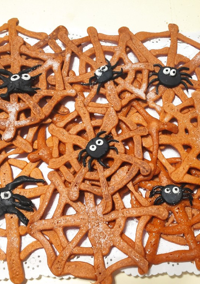 Una foto de Tortitas de avena para Halloween