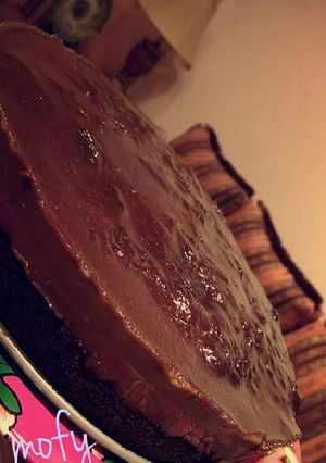 صورة لوصفة كيكه الشوكولاته ب الكراميل🍰🍫